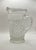 Mid 20th Century Vintage Latticework Pressed Glass Pitcher For Sale - Image 5 of 6