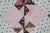 Vintage Handmade American Pinwheel Variant Postage Stamp Patchwork Quilt 76" For Sale - Image 9 of 12
