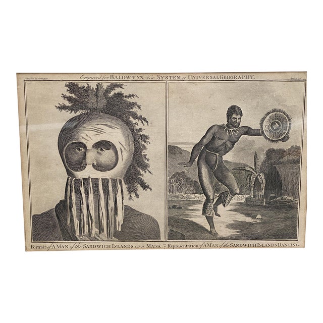 Antique Engravings From Cook Voyage to Hawaiian Islands For Sale