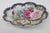 Japanese Nippon Porcelain Bowl Made in Japan Hand Painted Roses With Blue Gold Trim 4984b For Sale - Image 3 of 11