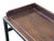 Natural Wood Dark Brown Minimalistic Slim Legs Console Foyer Side Table For Sale - Image 9 of 14
