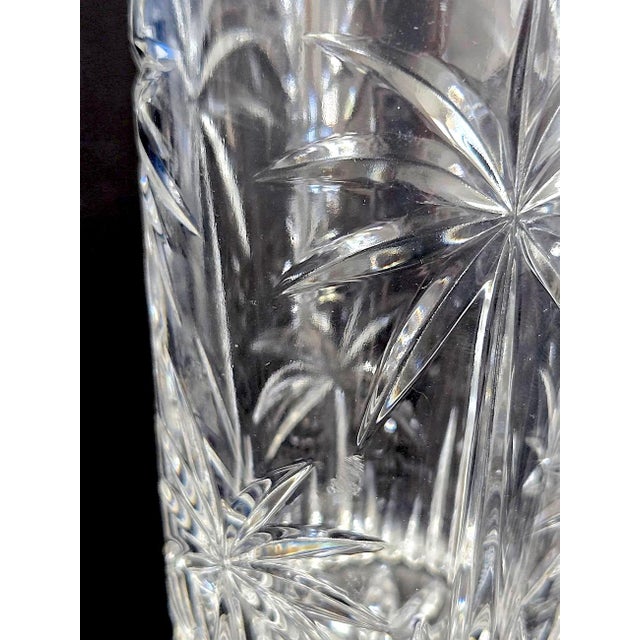 1980s Palm Double Old Fashioned Crystal Tumblers by Godinger, Set of 8 For Sale In Miami - Image 6 of 11