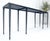 Wrought Iron Blacksmith Work Gallery Top 19x84" Long Console Sofa Table MINT For Sale - Image 6 of 14