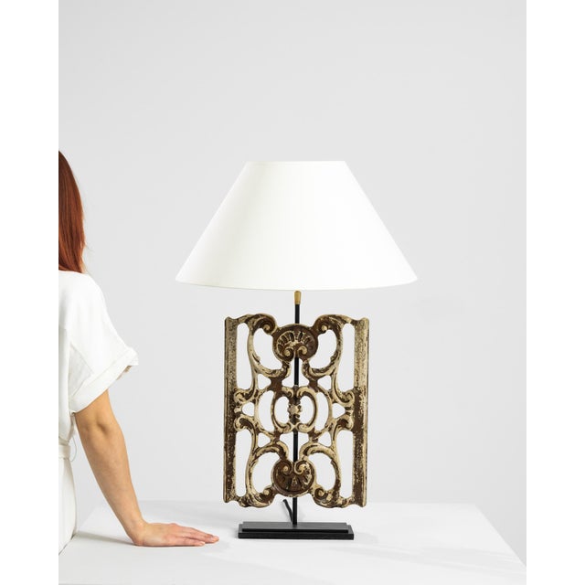 French Provincial Turn of the Century French Table Lamp For Sale - Image 3 of 11