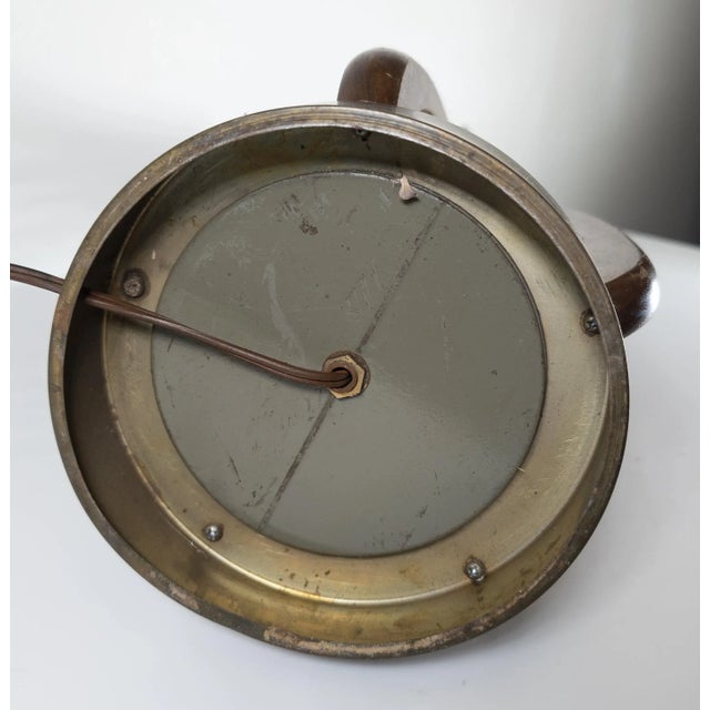 Mid-Century Modern Walnut and Brass Danish Style Table Lamp After Adrian Pearsall For Sale - Image 10 of 10