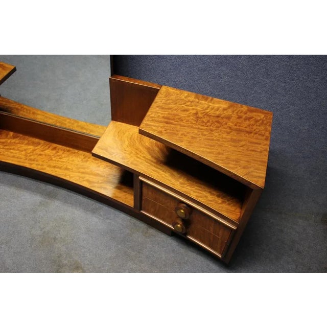 Brown Dressing Table, 1940s For Sale - Image 11 of 12