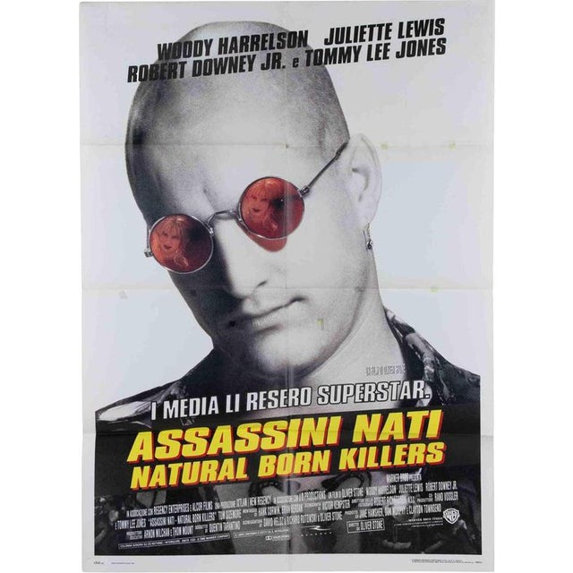 Paper Vintage Natural Born Killers Poster, 1994 For Sale - Image 7 of 7