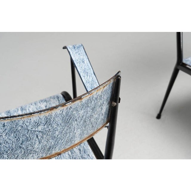 Enamelled Armchairs from Siva Poggibonsi, Italy, 1950s, Set of 2 For Sale - Image 15 of 18