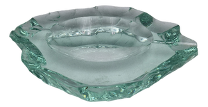 Ashtray in Chiselled Cut Crystal by Pietro Chiesa for Erwin Burger, 1950s