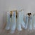Gilt and Opaline Murano Glass Petal Wall Sconces from La Murrina, 1980s, Set of 2 For Sale - Image 4 of 13