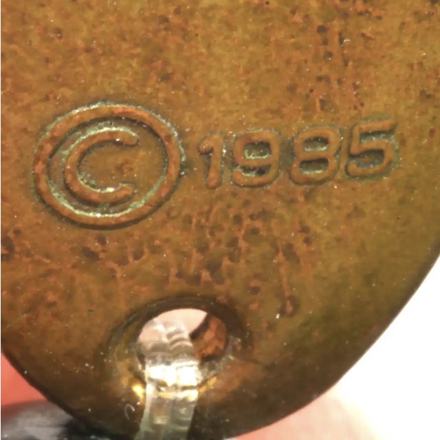 1980s Vintage Gerda Lynggaard for Monies Necklace Black Ebony & Wood Dyed Horn For Sale - Image 5 of 5