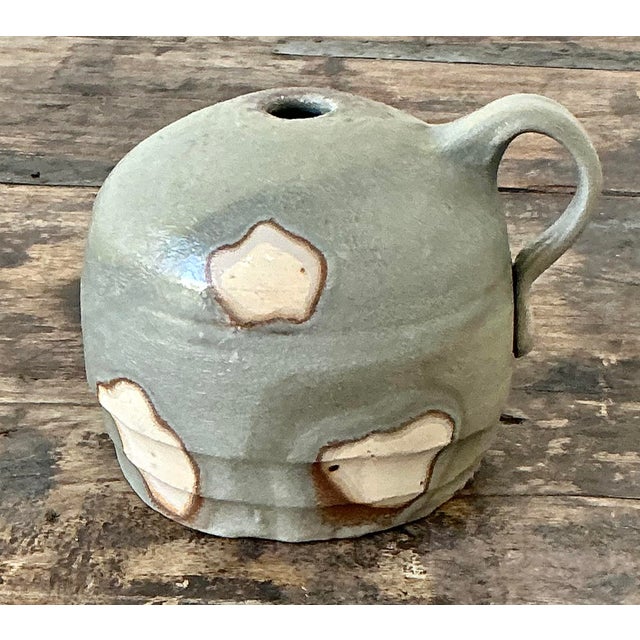 Vintage Original Studio Pottery Vase For Sale In West Palm - Image 6 of 12