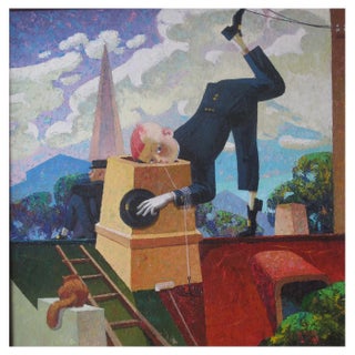 Nugzar Kakhiani, Chimney Sweeper, 2010, Oil on Canvas For Sale