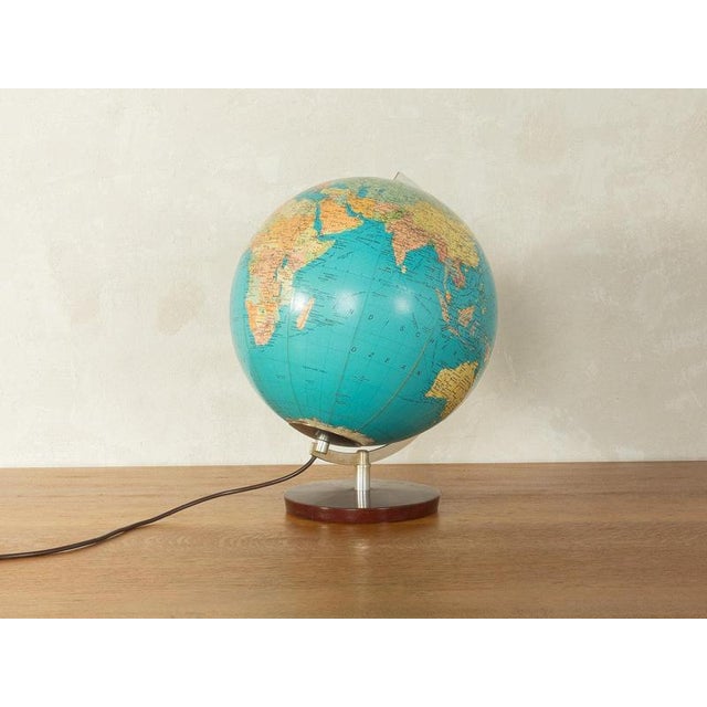 Vintage Illuminated Globe, Germany, 1970s For Sale - Image 3 of 9