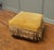Victorian Mustard Velvet Ottoman For Sale - Image 5 of 8