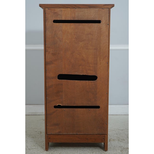 Stickley Mission Oak 1 Door 1 Drawer Media Cabinet For Sale - Image 15 of 18