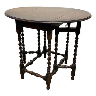 19th Century English Gate Leg Table For Sale