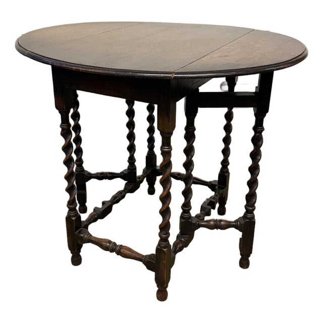 19th Century English Gate Leg Table For Sale