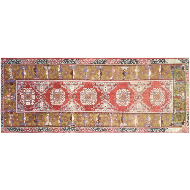 Textile 1960s Turkish Oushak Rug For Sale - Image 7 of 7