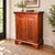 Brown Samuel S. Case Cabinetmakers Virginia Handcrafted Two-Door Cabinet For Sale - Image 8 of 8