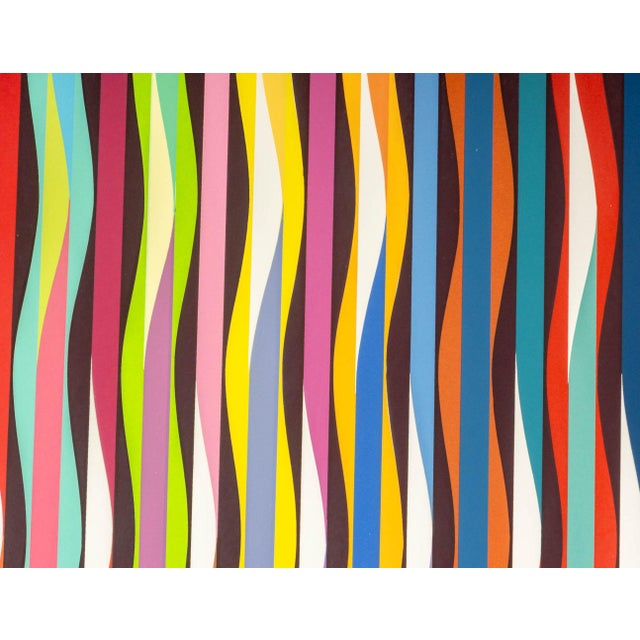 Agam Yaacov Yaacov Agam "Untitled 23" Screenprint, Circa 1980 For Sale - Image 4 of 11