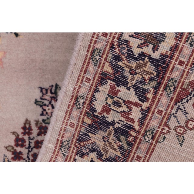 Textile Medallion 1990's Pak-Persian Gray/Blue Wool Rug - 2'1'' X 3'0'' For Sale - Image 7 of 9