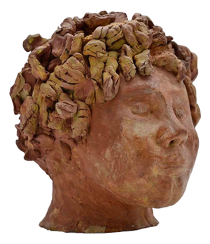Sirio Pellegrini, Portrait, Terracotta Sculpture, 1960s