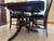 1940s Duncan Phyfe Georgian Style Mahogany Dining Table and Shield Back Chairs - Set of 7 For Sale - Image 9 of 10