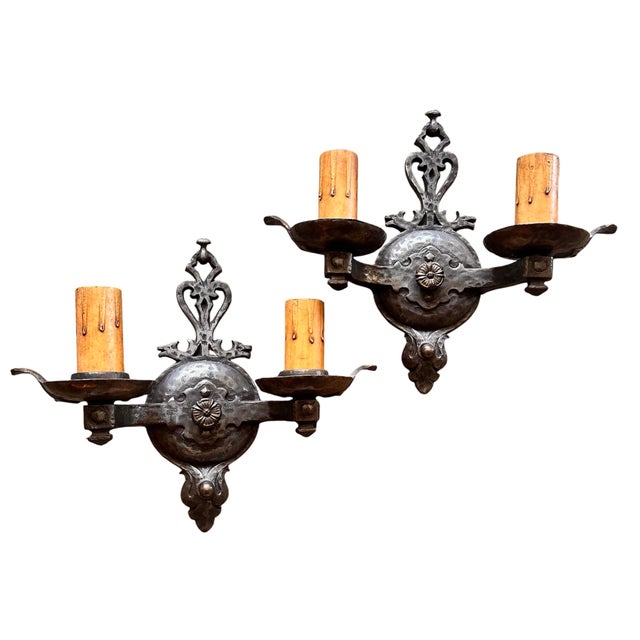 These are just some of my favorite sconces.the mixed metal patina creates versatility.