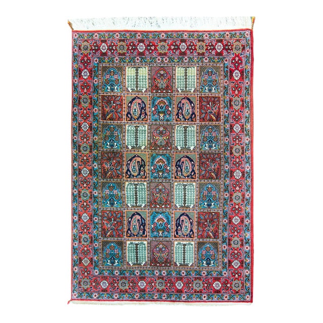 Vintage Persian Bakhtiari Rug For Sale