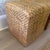 Wood Pair of Vintage Woven Natural Fiber Cube Ottomans For Sale - Image 7 of 12