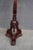 Late 20th Century Carved Mahogany Pedestal Plant Stand / Display Stand For Sale - Image 5 of 11