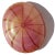 Vintage Murano Mid Century Pink Aventurine Ribbons Gold Flecks Italian Art Glass Scalloped Rim Bowl For Sale - Image 10 of 10