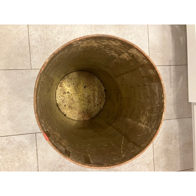 Chinoisere Vintage Wastebasket For Sale - Image 4 of 8
