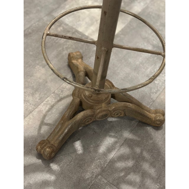 Late 19th Century Late 19th Century Baker & Hamilton Cast Iron Bar Stools (Set of 5) For Sale - Image 5 of 7