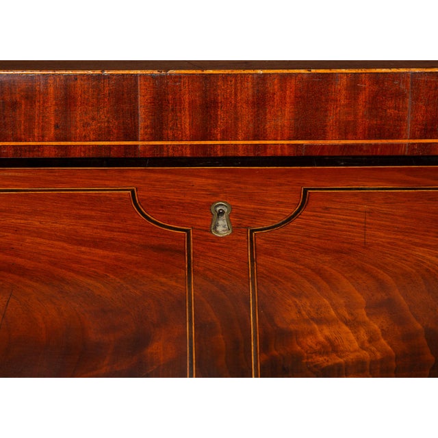 Rare American Federal Mahogany Cylinder Desk, Baltimore or Annapolis Ca. 1800 For Sale - Image 15 of 18