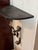 Steel and Marble Wall Console With Scrolled Bracket For Sale - Image 6 of 7