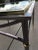 Mid-Century Modern Jansen Style Gun Metal End Table With Brass Mounts From Design Institute of America For Sale - Image 3 of 13