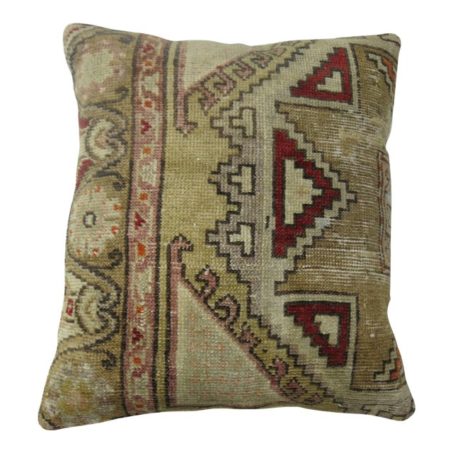 Zabihi Collection Vintage Turkish Anatolian Rug Pillow For Sale