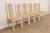 Italian Modern Cream Lacquered High Back Dining Chairs, Set of Six For Sale - Image 15 of 15