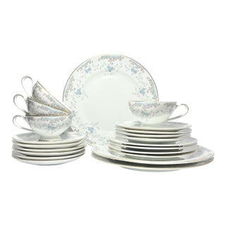 Imperial “Seville” Porcelain Dinnerware Set, Service for 3+ - 21-Piece For Sale