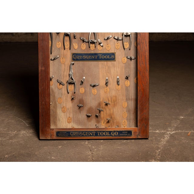 Auburn Antique Crescent and Red Devil Tool Display Case For Sale - Image 8 of 10