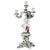 An exceptional and highly unusual 19th-century German porcelain figural candelabra attributed to Sitzendorf, combining...