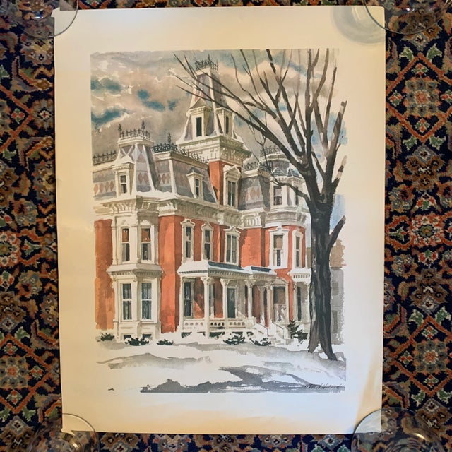 American Mid 20th Century Architectural and Coastal Prints - Set of 3 For Sale - Image 3 of 13