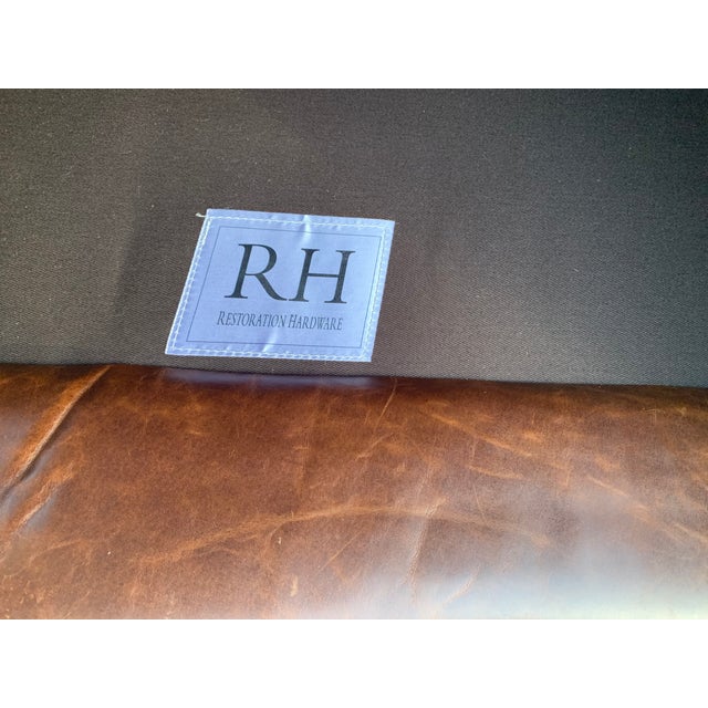 Restoration Hardware Maxwell Leather Chair Chairish