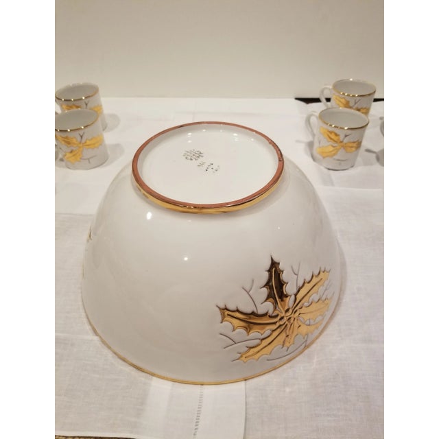 Italian Christmas Eggnog Set For Sale - Image 4 of 6