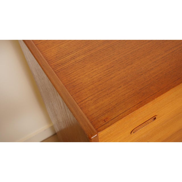 Vintage Danish Teak Chest of Drawers For Sale - Image 12 of 14
