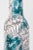 1960's Italian Glazed Ceramic Raymor, Gambone Style Vessel, Object or Sculpture Turquoise and White For Sale - Image 9 of 11