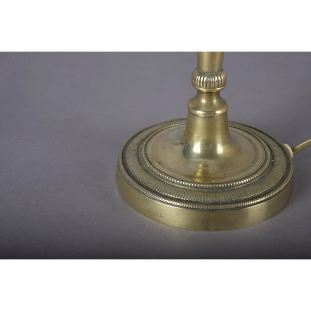 Vintage Brass Table Lamp, 1920s For Sale - Image 9 of 10