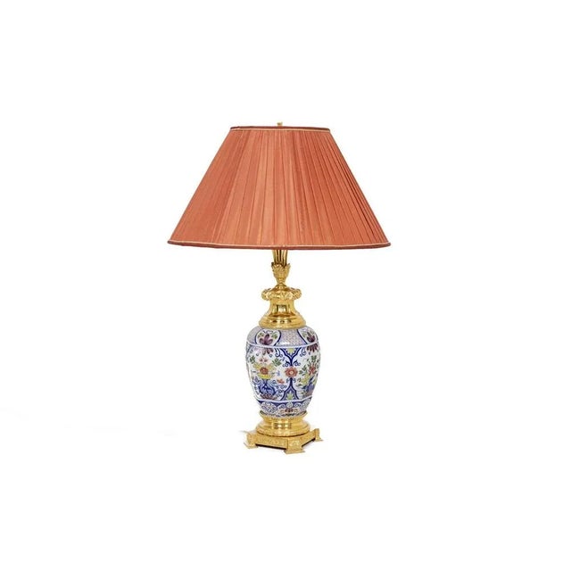 Antique Table Lamp in Earthenware For Sale - Image 9 of 9